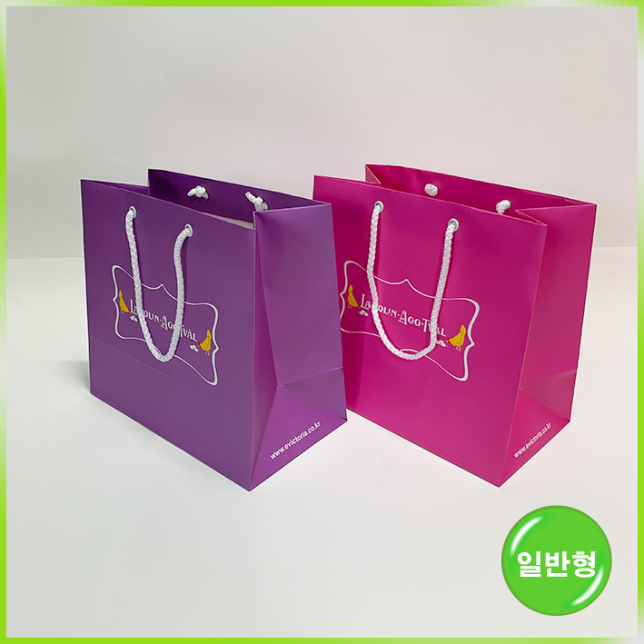 일반형 쇼핑백(빅토리아 에그팩 핑크)