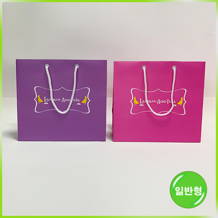 일반형 쇼핑백(빅토리아 에그팩 핑크)