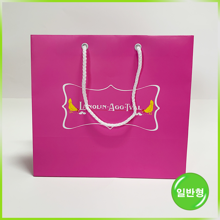 일반형 쇼핑백(빅토리아 에그팩 핑크)