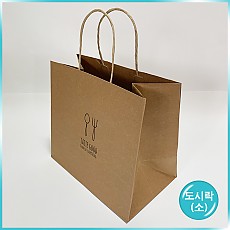 종이끈 도시락(소) - 크라프트 숟가락