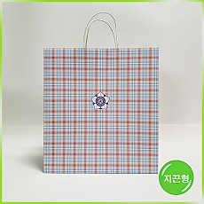 지끈형 쇼핑백(reisen-타르탄체크)